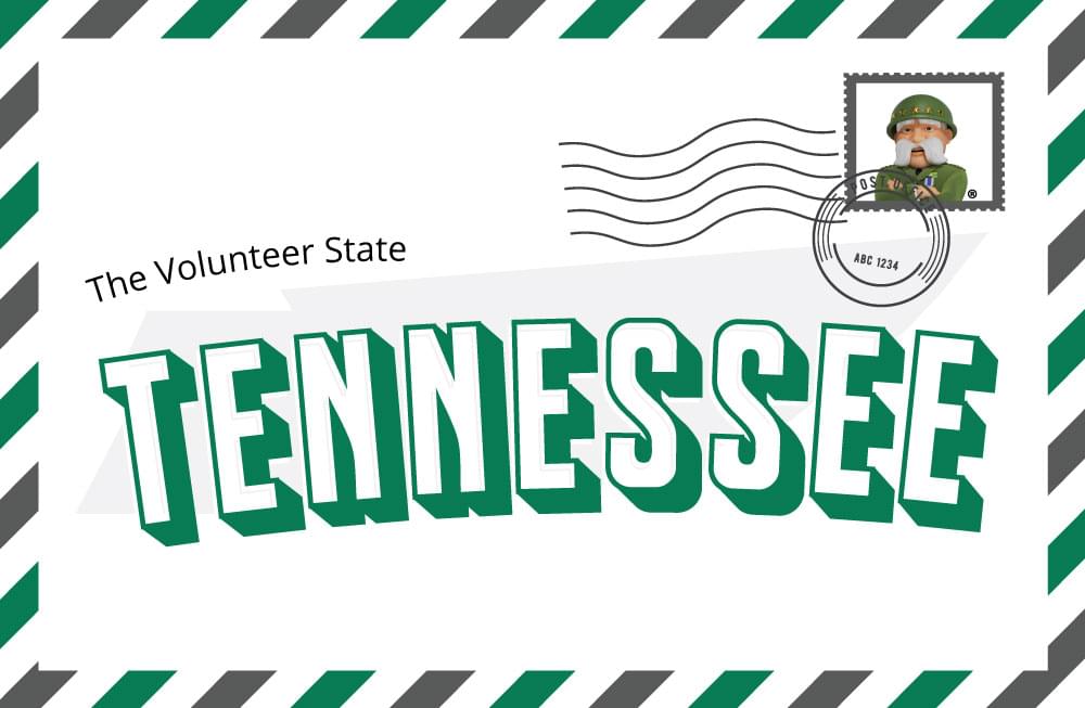 Piece of mail from Tennessee because The General offers affordable car insurance in Tennessee.